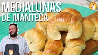 Cómo hacer MEDIALUNAS DE MANTECA Express  Receta DE PANADERÍA  Tenedor Libre [upl. by Mickelson]