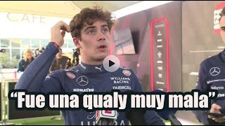 Franco Colapinto no pasa la Q1 y larga 16º en Austin COTA F1 highlights [upl. by Marillin]