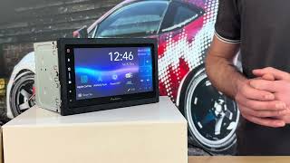 Pioneer SPHDA77DAB Wireless Apple CarPlay and Android Auto review and run down [upl. by Gnirol]