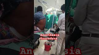 Anesthesia Procedure anesthesia doctor trending shorts shortvideo surgeon 2024 [upl. by Ominoreg]