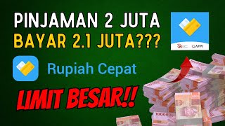 REVIEW PINJAMAN ONLINE RUPIAH CEPAT BUNGA RENDAH  BENARKAH [upl. by Nylannej]