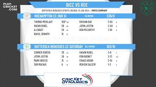 Battersea Ironsides CC Saturday 2nd XI v Roehampton CC 2nd XI [upl. by Mcdade]