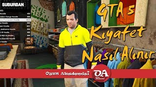 GTA 5 Kıyafet Nasıl Alınır  4 Farklı Mağaza [upl. by Enehs]