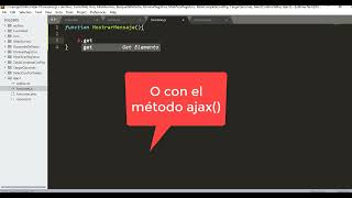 Mostrar Información en página web sin recargar la página ni redireccionar Tecnología AJAX [upl. by Imalda936]