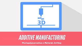 Photopolymerization SLA l material jetting l Additive Manufacturing [upl. by Aja]