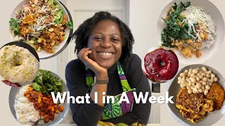 What I Eat in A week Plantbased African Food [upl. by Anoiuq]