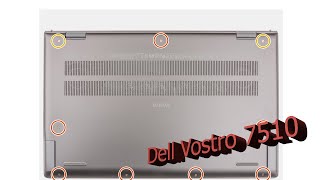 How to disassembly Dell Vostro 7510 Laptop repair [upl. by Adalai]