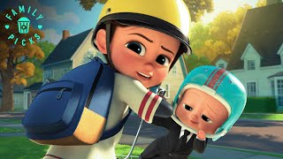 Tim and Boss Baby Rush to the Airport  The Boss Baby [upl. by Orenid]