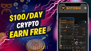 100Day Earn Free Crypto With Satoshi Mining Android App [upl. by Fishback]