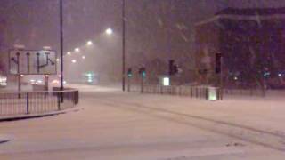 SNOW AT HEATHROW LONDON [upl. by Eneleahs667]