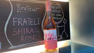 Fratelli Shiraz Rose Wine Review In Hindi  Daru Tathya  Rose Wine Review  Fratelli Wine Review [upl. by Notgnirrac]