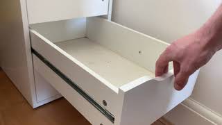 How To Remove Ikea Alex Drawers [upl. by Odille]