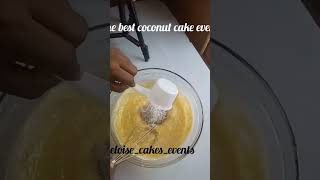 The best coconut cake ever cocnutcakecoconutcakerecipecakemowebaker [upl. by Wendelin]