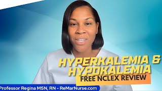 Winning Wednesday Hyperkalemia amp Hypokalemia NCLEX Notes [upl. by Beane]