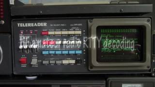 Decoding with Telereader CWR685E [upl. by Ume725]