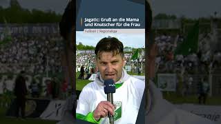 Miroslav Jagatic mit emotionalen Worten nach dem 20Derbysieg seines Teams gegen Lok Leipzig [upl. by Vivyan584]