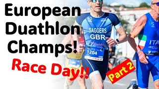 Race Day European Sprint Duathlon Champs [upl. by Nim]