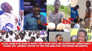 Adom Kyei Duah is right the young boys are dstroying Christianity Suro Nyame Advice to tiktokers [upl. by Post]