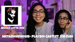 Metamorphosis Playboi Carti ft Kid Cudi  REACTION VIDEO WHOLE LOTTA RED [upl. by Ettesil]