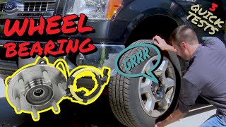 How To Test For Wheel Bearing Noise [upl. by Heinrich]