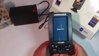 Echosonda Lowrance Hook 4x Chirp [upl. by Mariska]