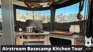 Kitchen Essentials for FullTime RV Living  Airstream Basecamp 16x Kitchen Tour  SponsoredbyWaggle [upl. by Balcke]