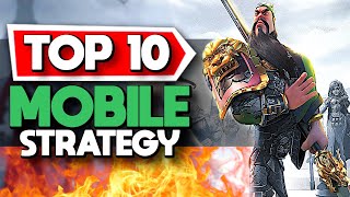 Top 10 BEST Mobile Strategy Games Android  iOS [upl. by Ellga]