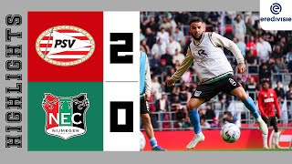 PSV EINDHOVEN 2 VS 0 NEC NIJMEGEN I EREDIVISIE 202425 [upl. by Philipps506]