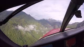 Flying Papua Headcam Footage landing on 16 Upslope [upl. by Zsa Zsa103]