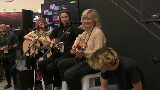 The Regrettes Performing quotCalifornia Friendsquot at the Shure Booth NAMM 2020  MikesGigTV [upl. by Sage]