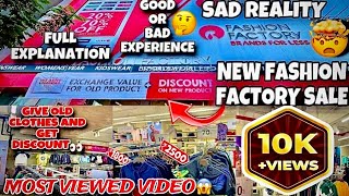 NEW FASHION FACTORY OLD CLOTHES EXCHANGE FESTIVAL😱🤩FULL EXPLANATION👀GOOD OR BAD EXPERIENCE🤔 [upl. by Larual]