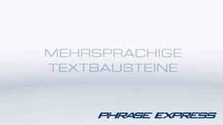 Mehrsprachige Textbausteine [upl. by Ittocs]