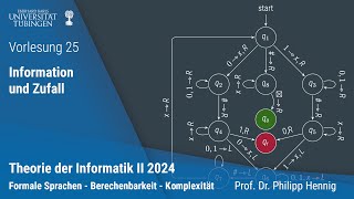 Theorie II  25  Information amp Zufall [upl. by Krissie]