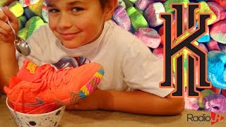 Magically Delicious  Nike KYRIE 4 LUCKY CHARMS Review amp On Foot [upl. by Laenaj]