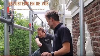 Jef van Doorn schildert Amsterdams grachtenpand met De Vos Verf [upl. by Itirahc]