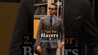 2tips for blazer for men blazer fashion menswear shorts youtubeshorts [upl. by Velda]