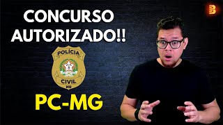 CONCURSO POLÍCIA CIVIL MG AUTORIZADO [upl. by Ecnatsnok422]