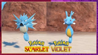 Pokemon Scarlet amp Violet How To Evolve Seadra Into Kingdra [upl. by Conan601]