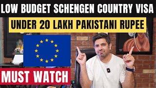 Low Budget Schengen Country VISA for Pakistani Students  Study in Europe from Pakistan [upl. by Kassi]