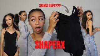 AMAZON SHAPEWEAR  AFFORDABLE SKIMS DUPE FT SHAPERX [upl. by Gnep]