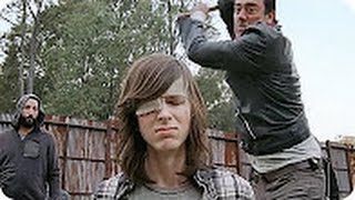 The Walking Dead 7x16 Shiva Saves Carl From Negan  All Out War Begins [upl. by Omidyar]