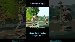 0100 Pontoon Bridge Quickly Builds Floating Bridges 🚤💡 [upl. by Vyse204]