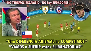 DESTROZADOS PERIODISTAS CHILENOS REACCIONARON ASI a URUGUAY VS CHILE 31 HOY [upl. by Kcinnay]