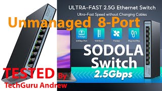 SODOLA 8 Port Unmanaged 25G Switch [upl. by Stephanie]