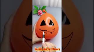 🎃 Crea Adornos Espeluznantes para Halloween Fácilmente 👻🕸️ [upl. by Alorac]