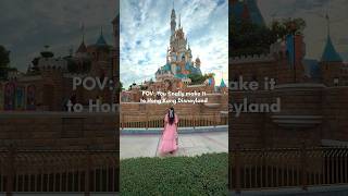 Finally made it to Hong Kong Disneyland disneyland hongkongdisneyland hongkong hongkongtravel [upl. by Asertal]