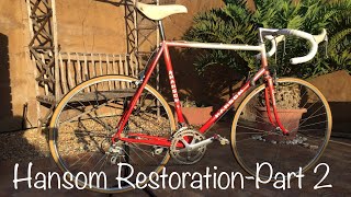 Hansom Classic bicycle restoration  Part 2 [upl. by Ivad574]