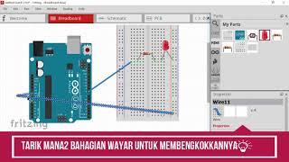 TUTORIAL MELUKIS LITAR MIKROPENGAWAL REKA BENTUK DAN TEKNOLOGI [upl. by Nagirrek]