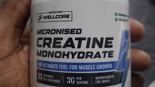 wellcore creatine 30Day challenge  30 Day creatine challenge creatine [upl. by Adiuqram]