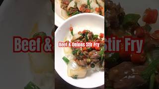 Beef onions stir fry beefrecipe beefstirfry stirfry shortsrecipe asianrecipe chineserecipe [upl. by Cris744]